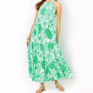 Lilly Pulitzer Large MAXI Dress BECCALYN NWT $298